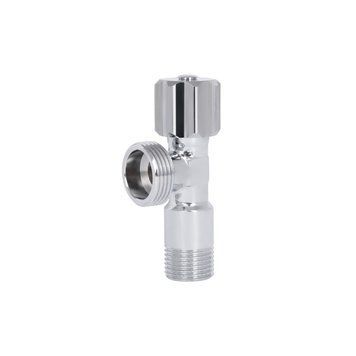 Кран угловой Thermo Alliance Standart (ручка шестигранник) с вент.буксой 1/2"Н х 3/4"Н SF3441520 SD00021098 фото