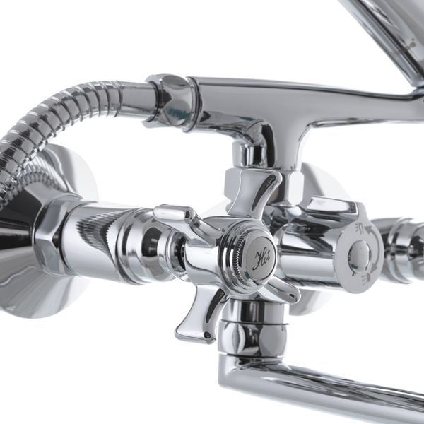 Змішувач для ванни HAIBA ZEUS 140 EURO (Колір хром) (HB0420) HB0420 фото