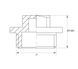 Заглушка Koer KF.P10M.WN - 1'' Н (без никеля) (KR3101) KR3101 фото 2