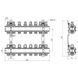 Коллектор Icma 1" 8 выходов, без расходомера №K005 SD00020443 фото 2