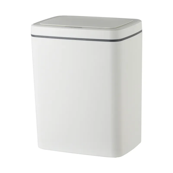 Мусорное ведро сенсорное прямоугольное Mixxus WAVE-TC0110 White 10 л цвет белый (MI7073) MI7073 фото