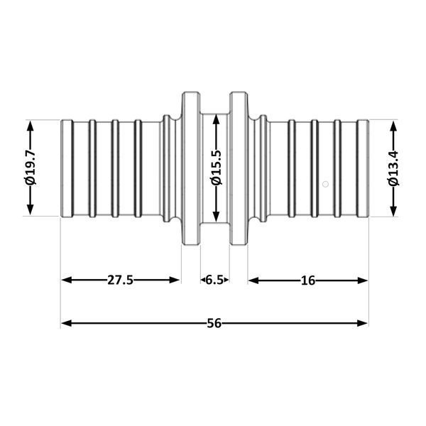 Переходних под натяжную гильзу Icma №1032 d16х2,2-25х3,5 851032GXBO05 SD00053863 фото