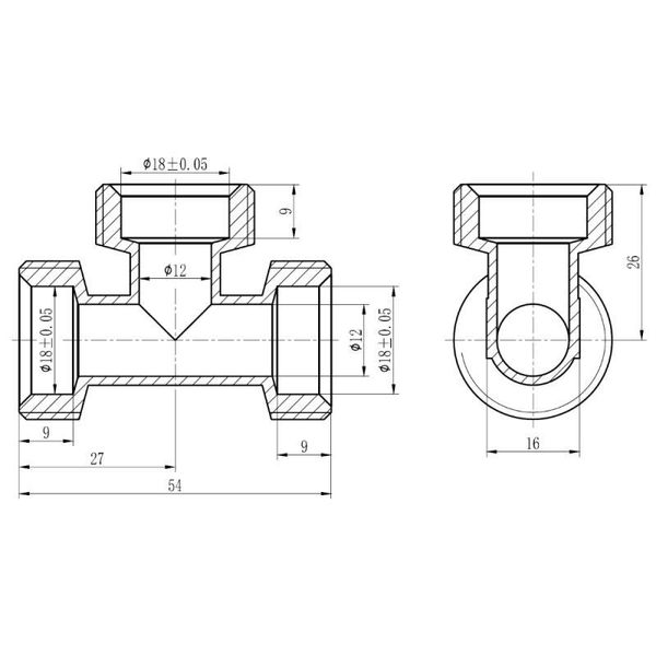 Трійник обтискний SD Forte 20 SF176W202020 SD00031076 фото