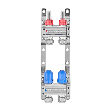 Коллекторный блок с расходомерами и евроконусами Koer KR.1210-2 - 1"x2 WAYS (KR5264) KR5264 фото