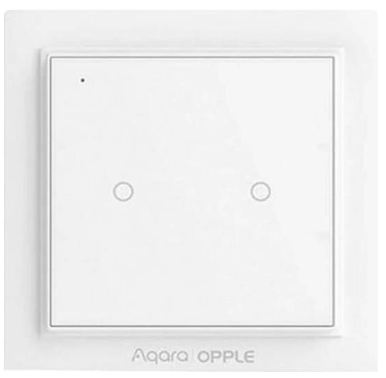 Розумний вимикач Aqara OPPLE Wireless Scene Switch Two Buttons White (WXCJKG11LM) 10855/13473 фото