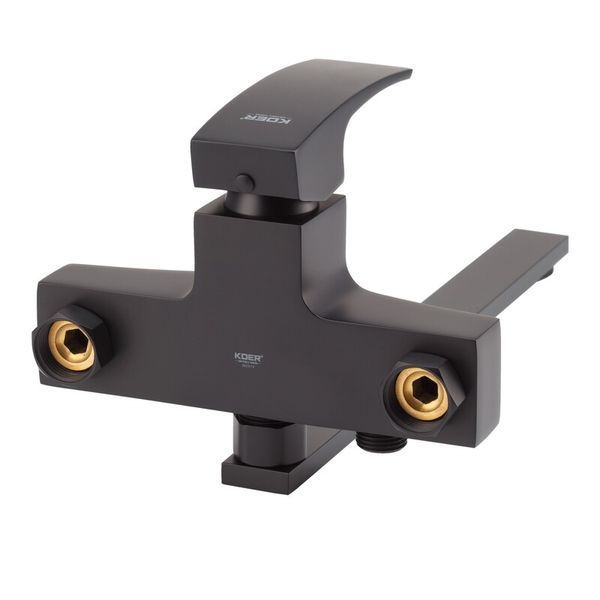 Смеситель для ванны с длинным изливом Koer KB-42007-05 (Цвет черный) (KR3457) KR3457 фото