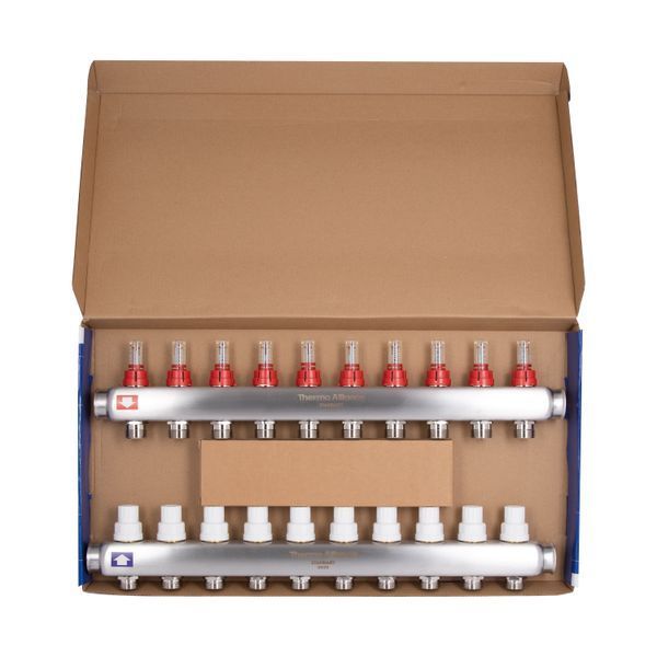 Колектор з витратомірами Thermo Alliance Standart 1" 10 виходів SD00410 SD00041509 фото