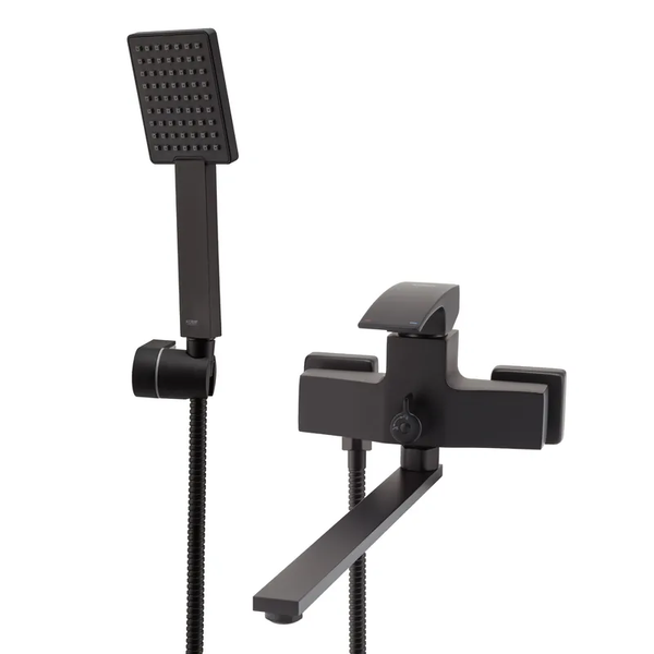 Смеситель для ванны с длинным изливом Koer KB-42007-05 (Цвет черный) (KR3457) KR3457 фото