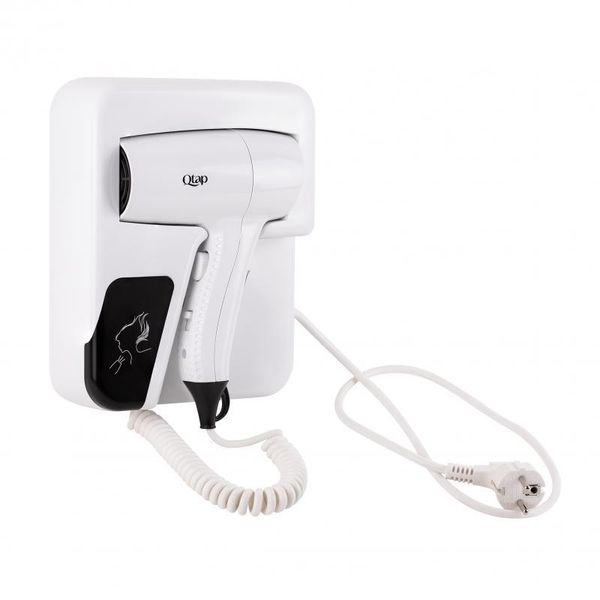 Фен з тримачем Qtap Pohodli 1200 Вт QTF1200RNP White (Pobut) SD00042872 фото