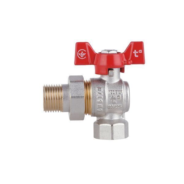 Кран шаровой "Американка" Thermo Alliance Standart 1/2" ВН угловой SD222NW15PN40 SD00021424 фото