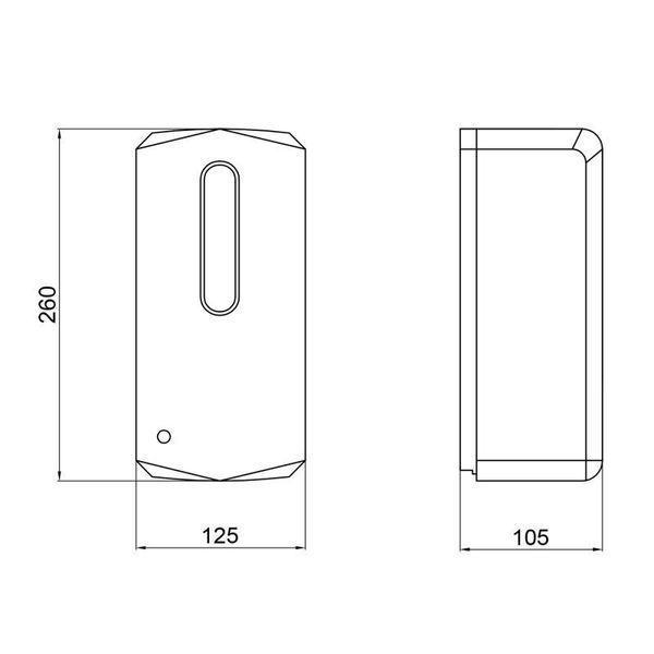 Дезинфектор Qtap Pohodli 6V бесконтактный QT170WH42923 White (Zdraví) SD00049037 фото