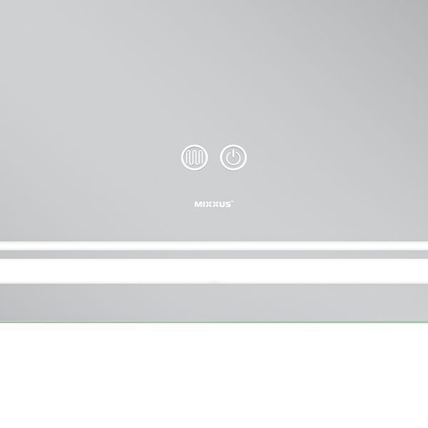 Зеркало Mixxus Premium QUADRO MR20-100x70 с Led Touch, Anti-fog, димером, регулятором яркости, линзой (MP6622) MP6622 фото