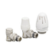 Комплект для подключения радиатора Koer SET-14 - 1/2"x3/4" (угловой) с термоголовкой НН (KR3178) KR3178 фото 1