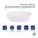 Комплект Qtap Cardinal: Раковина накладная 600x380x140 мм, White, овальная + Донный клапан Pop-up PU02 SD00054589 фото 8