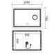 Зеркало Mixxus Premium QUADRO MR20-100x70 с Led Touch, Anti-fog, димером, регулятором яркости, линзой (MP6622) MP6622 фото 3