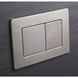 Панель смыва Koer KT-0612-02 240x160x10mm из нержавеющей стали, кнопка квадратная SUS304 (KR6120) KR6120 фото 2