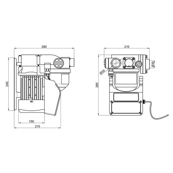 Насосна станція з автоматикою Thermo Alliance AWZB-680N 0,68 кВт SD00046695 фото