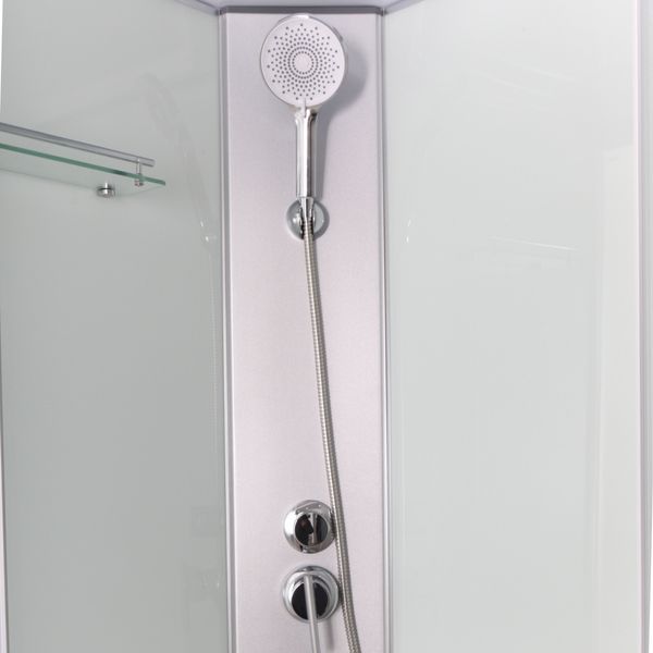 Душевой бокс Lidz Kubis SB90x90.SAT.LOW.FR, стекло Frost 4 мм SD00055513 фото