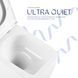 Готовое решение Qtap для ванной комнаты: подвесной унитаз Gemini Ultra Quiet 520х360х350 + комплект инсталляции Nest 4 в 1 (линейная клавиша Satin) SD00052281 фото 7