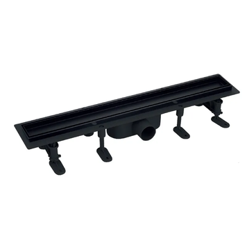 Душовий трап MIXXUS DRAIN-06-80 BLACK з пластиковою основою і накладкою із нерж. сталі SUS304 70x800мм (Колір чорний) (MI6531) MI6531 фото