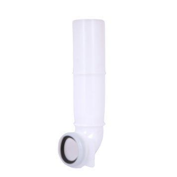 Угловая трубка смыва Qtap 82х74х262 мм White для инсталляции Standard QTSTD167W49807 SD00055931 фото