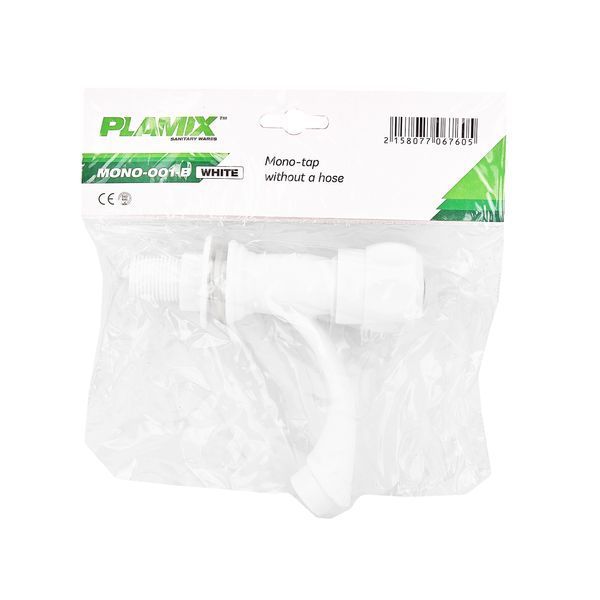 Кран для холодной воды Plamix Mono-001-B White (PM0676) PM0676 фото