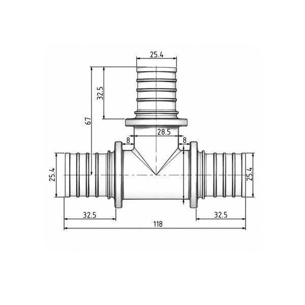 Трійник натяжний Icma №1038 SD00053895 фото