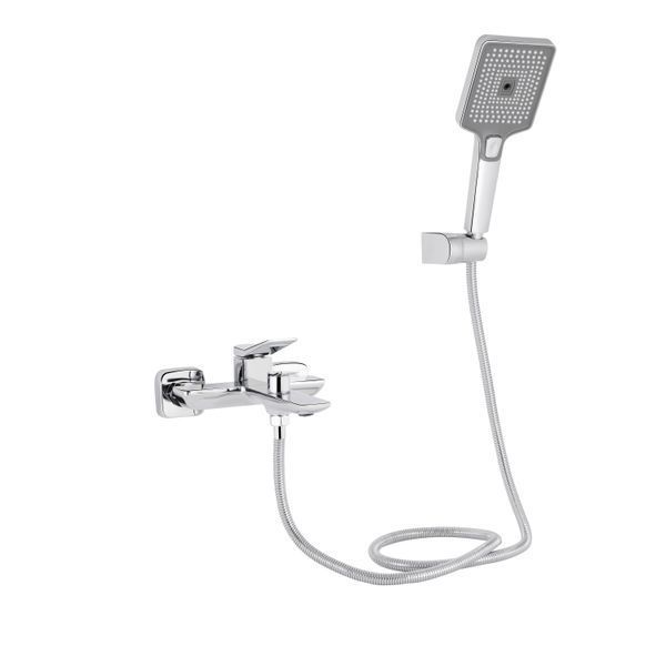 Змішувач для ванни Qtap Presto (з душовим гарнітуром) QTPRE259CRM45574 Chrome SD00051698 фото