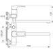 Смеситель для ванны Zerix JLB 279 (ZX2944) ZX2944 фото 2