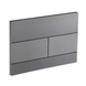 Панель смыва Koer KT-0603-07 240x160x10mm пластиковая, линейная кнопка (KR5321) KR5321 фото 1