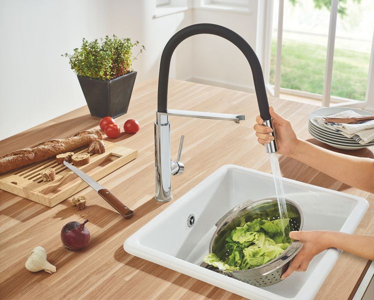 Смеситель для кухни с гибким изливом Grohe Concetto new (31491000) 31491000 фото