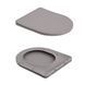 Унитаз подвесной Robin Ultra Quiet 490&times;365&times;325&nbsp;мм, Stone Grey, с сиденьем Slim Duroplast / Soft-close / Quick Release QT13332381АSSG Qtap SD00054282 фото 8