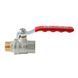Кран кульовий ГШВ KOER EXTREME KE.215-15 - 1/2" FM ручка "важіль" червона (KR5750) KR5750 фото 4
