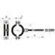 Хомут трубний оцинкований Koer KCB.20 3/4 "(26-30) чорний (KR2796) KR2796 фото 2