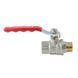 Кран кульовий ГШВ KOER EXTREME KE.215-15 - 1/2" FM ручка "важіль" червона (KR5750) KR5750 фото 2