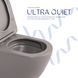 Унитаз подвесной Robin Ultra Quiet 490&times;365&times;325&nbsp;мм, Stone Grey, с сиденьем Slim Duroplast / Soft-close / Quick Release QT13332381АSSG Qtap SD00054282 фото 5