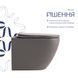 Унитаз подвесной Robin Ultra Quiet 490&times;365&times;325&nbsp;мм, Stone Grey, с сиденьем Slim Duroplast / Soft-close / Quick Release QT13332381АSSG Qtap SD00054282 фото 14