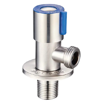 Кран для подключ.сантехприборов Champion VAL-01 1/2x1/2 из нерж.стали SUS304 (синий) (CH6193) CH6193 фото