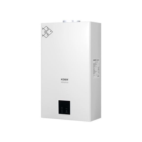 Газова колонка KOER KWH.G0210 WHITE димохідна з модуляцієй 10 л/хв, колір білий (KR5556) KR5556 фото