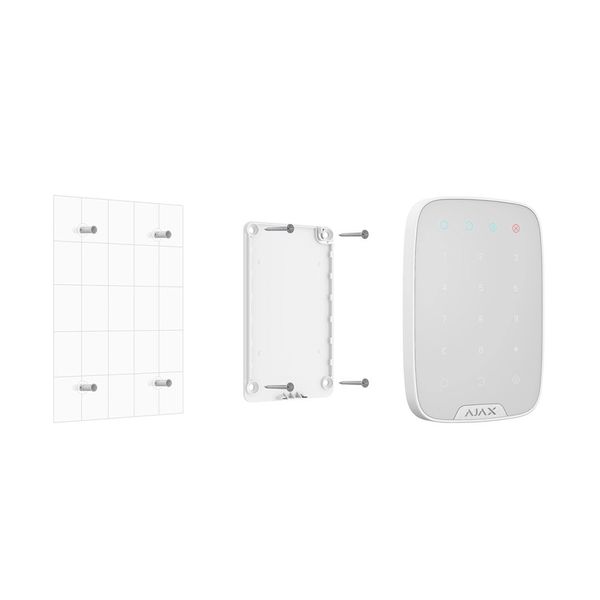 Кріпильна панель Ajax SmartBracket для Ajax Keypad White 13674/14004 фото