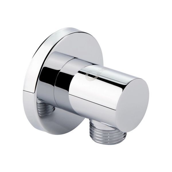 Акционный набор Qtap 1+1=3: Подключение для шланга Spojeni Chrome, округлое QTCRMB030 SD00056273 фото
