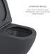 Комплект Qtap Robin Anthracite 3 в 1: унитаз подвесной Ultra Quiet + биде подвесное + раковина накладная QTROBAN49157 SD00055281 фото 4