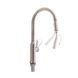 Смеситель для кухни Qtap Baruska с выдвижным изливом QTBAR9137103UN Brushed Nickel PVD SD00042270 фото 7