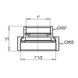 Перехідник плоский Icma 1" 1/2х1" ВН No796 SD00030553 фото 2