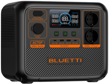 Зарядна станція Bluetti AC70P Black 17930/48041 фото