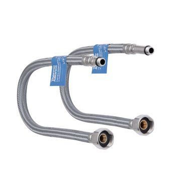 Шланг для подключения смесителя Thermo Alliance Standart (пара) 60 см NYLON M10x1/2"В TAS386W60 SD00052999 фото