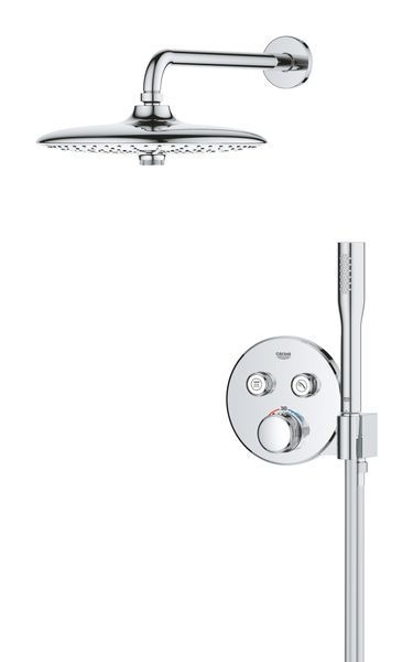 Скрытая душевая система с Euphoria 260 Grohe Grohtherm SmartControl (34867000) 34867000 фото