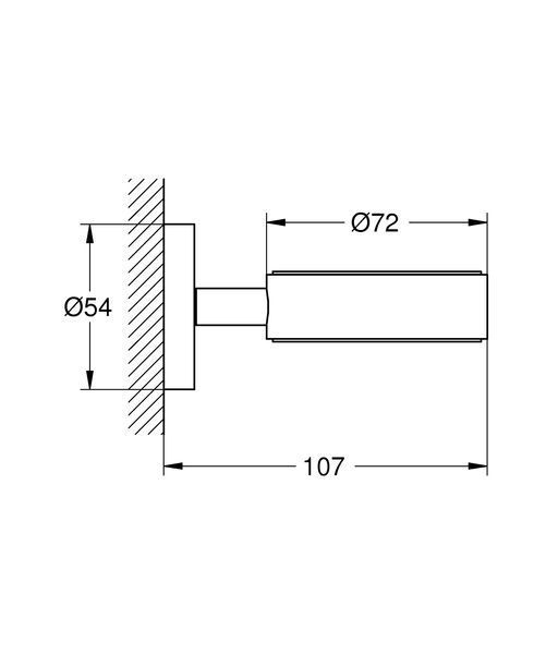 Держатель для аксессуаров Grohe Essentials New (40369001) 40369001 фото