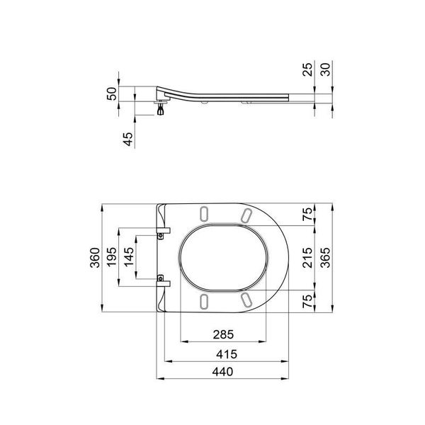 Сидіння для унітаза Qtap (Robin, Scorpio) з мікроліфтом Slim QT99U184UF450MB SD00046079 фото