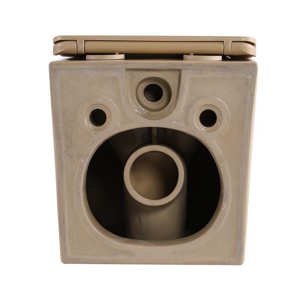 Унитаз подвесной Tern Ultra Quiet 490&times;365&times;325&nbsp;мм, Beige, с сиденьем Slim Duroplast / Soft-close / Quick Release QT17332303ASSB Qtap SD00054290 фото